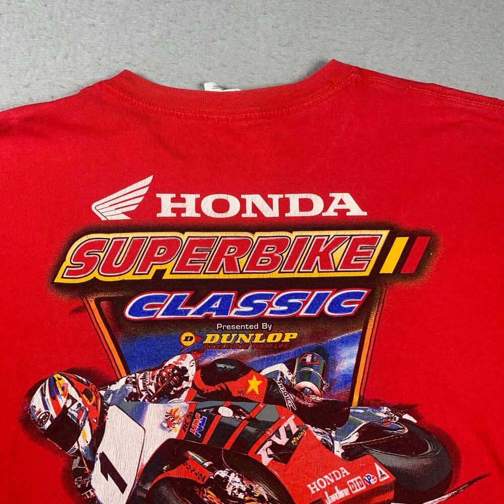 Vintage Honda Superbike Classic Shirt Mens XL 2004 Motorcycle Racing Event Bike - Picture 14 of 16